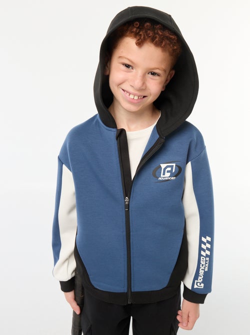 Sudadera con cremallera y capucha - Kiabi