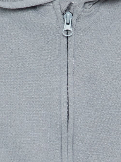 Sudadera con cremallera y capucha - Kiabi