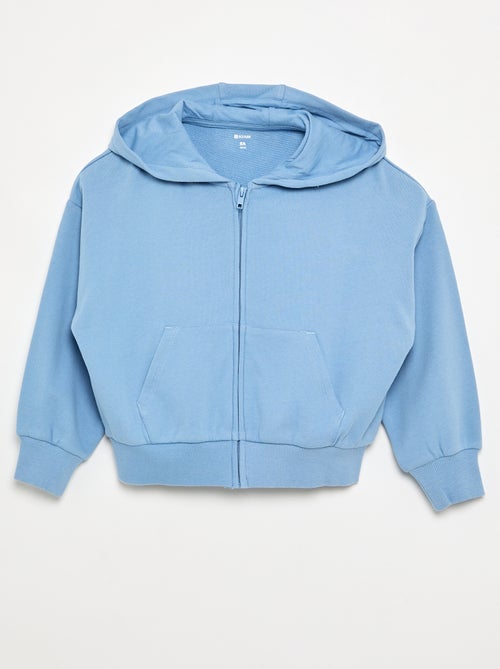 Sudadera con cremallera y capucha - Kiabi