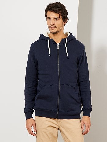 Hombre talla S-XXL - Sudadera con cremallera y capucha - Kiabi