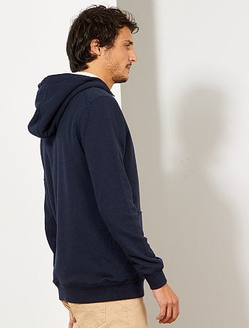 Hombre talla S-XXL - Sudadera con cremallera y capucha - Kiabi