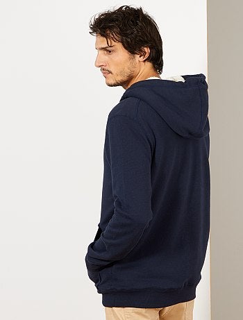 Hombre talla S-XXL - Sudadera con cremallera y capucha - Kiabi
