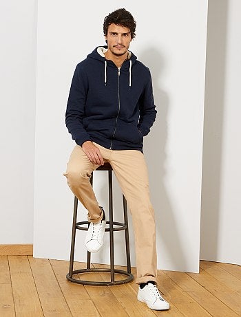 Hombre talla S-XXL - Sudadera con cremallera y capucha - Kiabi