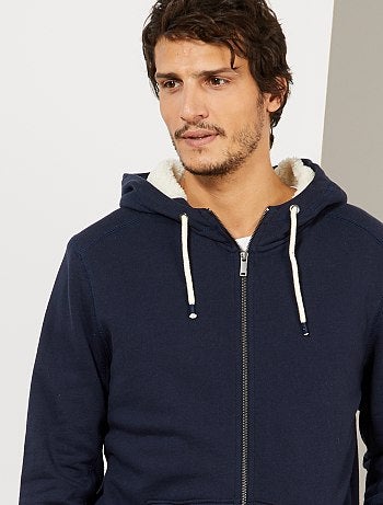 Hombre talla S-XXL - Sudadera con cremallera y capucha - Kiabi
