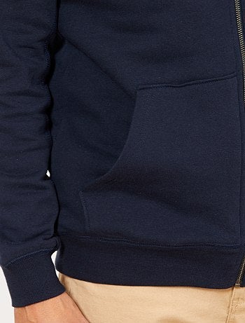 Hombre talla S-XXL - Sudadera con cremallera y capucha - Kiabi