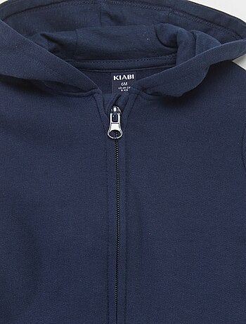Sudadera con cremallera y capucha