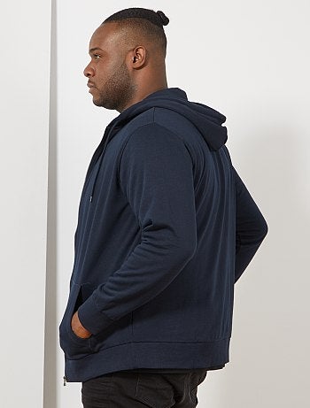 Tallas grandes hombre - Sudadera con cremallera y capucha - Kiabi