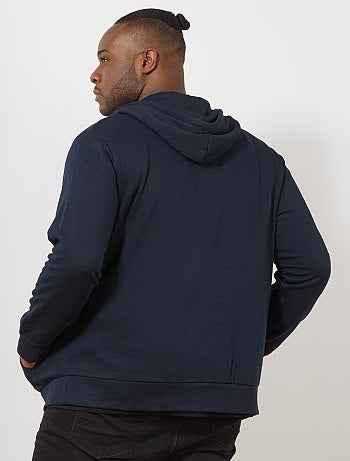 Tallas grandes hombre - Sudadera con cremallera y capucha - Kiabi