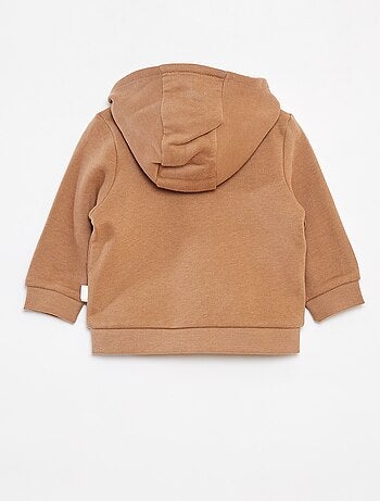 Sudadera con cremallera y capucha