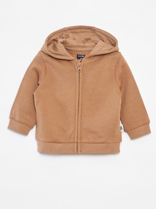 Sudadera con cremallera y capucha