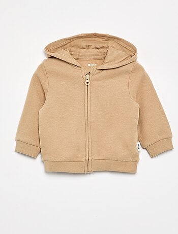 Sudadera con cremallera y capucha