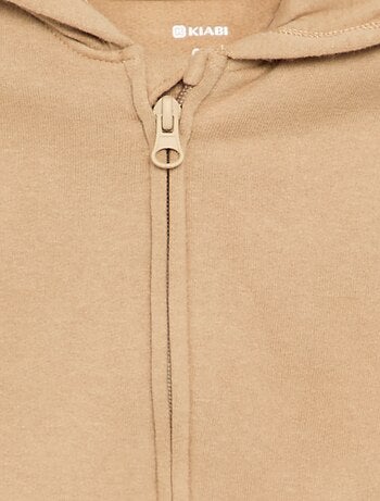 Sudadera con cremallera y capucha