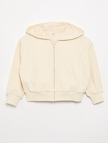 Sudadera con cremallera y capucha