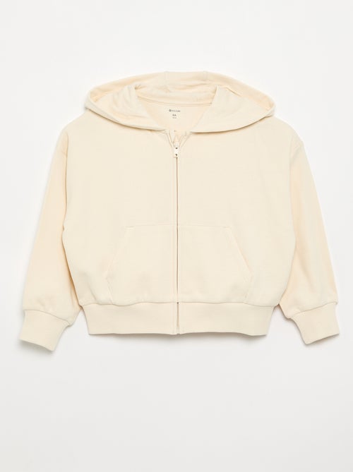 Sudadera con cremallera y capucha - Kiabi
