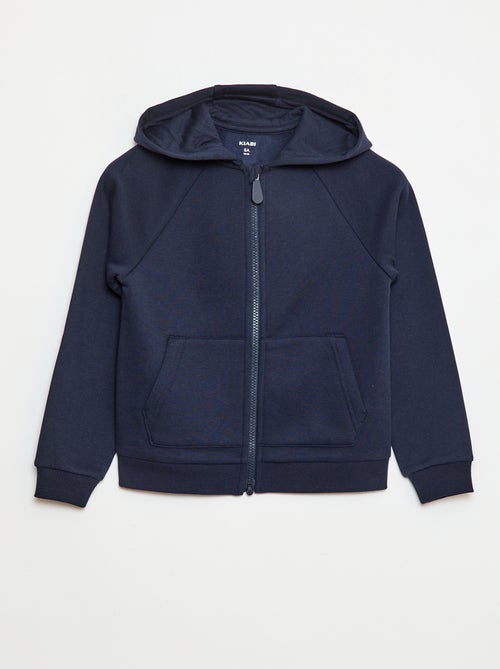 Sudadera con cremallera y capucha con apertura con cremallera e imán - So Easy - Kiabi