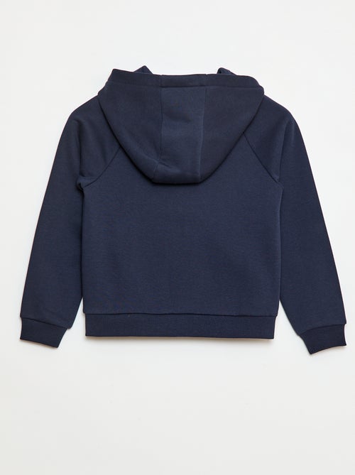 Sudadera con cremallera y capucha con apertura con cremallera e imán - So Easy - Kiabi