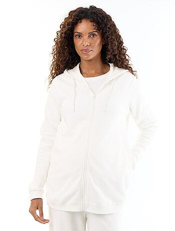 Sudadera con cremallera y capucha de lactancia