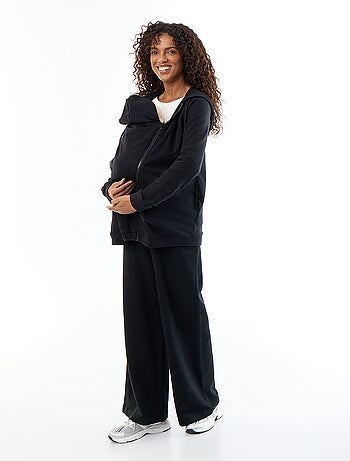 Sudadera con cremallera y capucha de lactancia