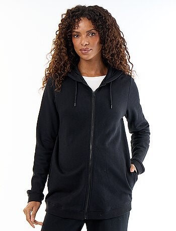 Sudadera con cremallera y capucha de lactancia