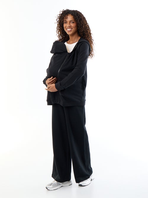 Sudadera con cremallera y capucha de lactancia - Kiabi Sudadera con cremallera y capucha de lactancia - Kiabi