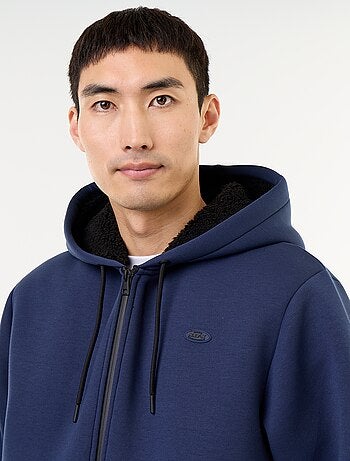 Sudadera con cremallera y capucha de neopreno