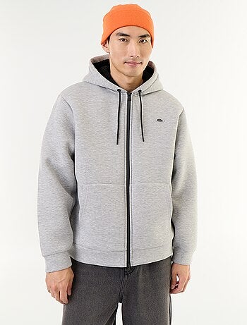 Sudadera con cremallera y capucha de neopreno