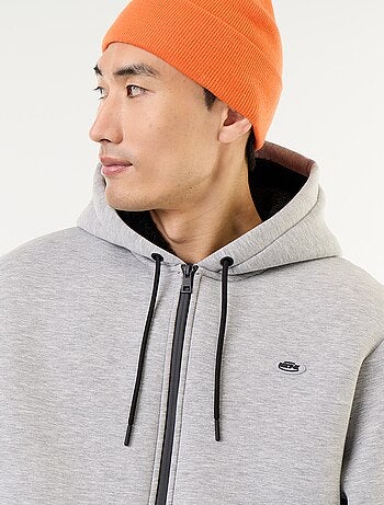 Sudadera con cremallera y capucha de neopreno