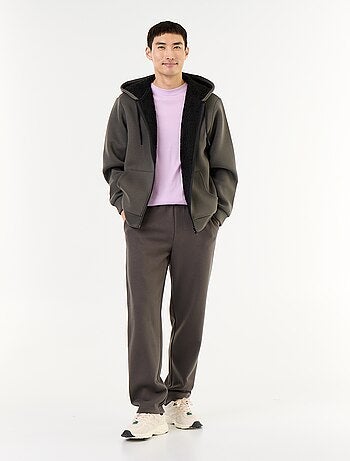 Sudadera con cremallera y capucha de neopreno