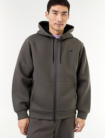 Sudadera con cremallera y capucha de neopreno
