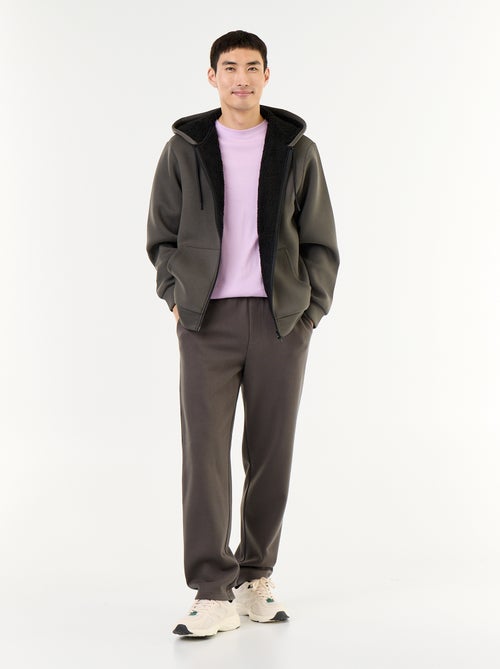 Sudadera con cremallera y capucha de neopreno - Kiabi