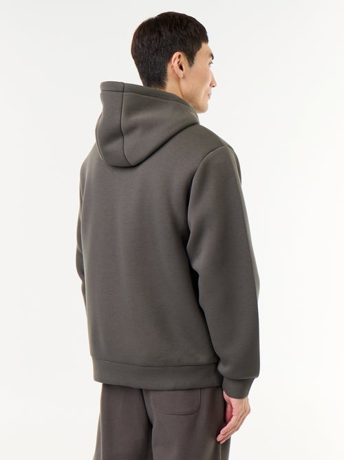 Sudadera con cremallera y capucha de neopreno - Kiabi