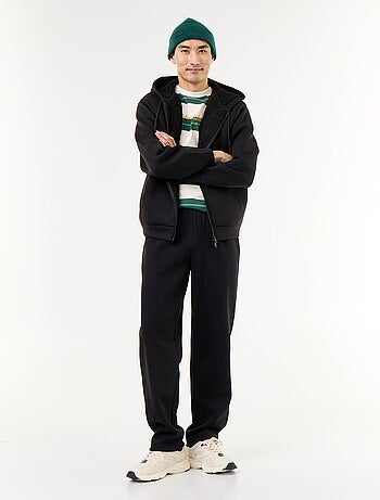 Sudadera con cremallera y capucha de neopreno