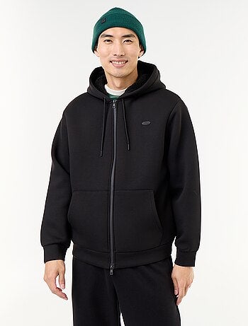 Sudadera con cremallera y capucha de neopreno