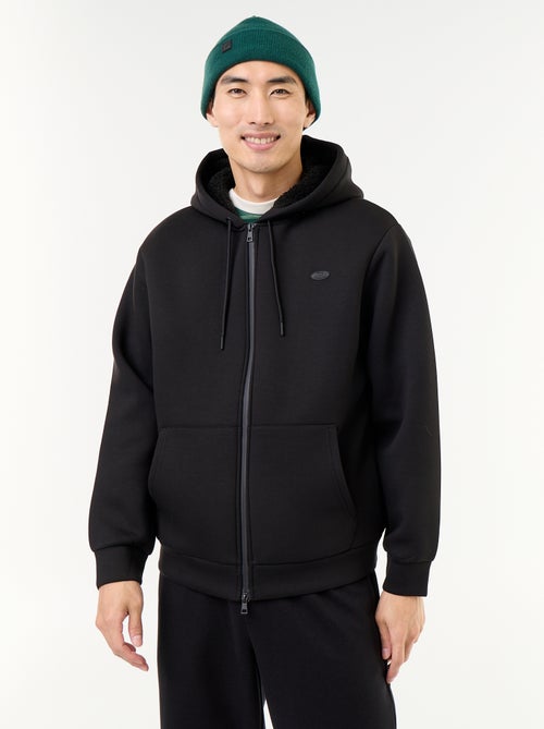 Sudadera con cremallera y capucha de neopreno - Kiabi