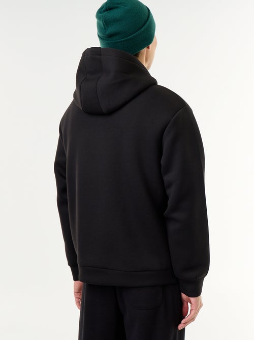 Sudadera con cremallera y capucha de neopreno - Kiabi