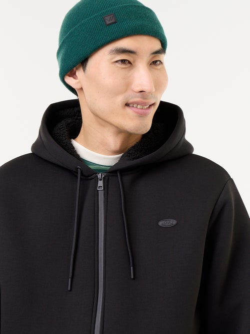 Sudadera con cremallera y capucha de neopreno - Kiabi