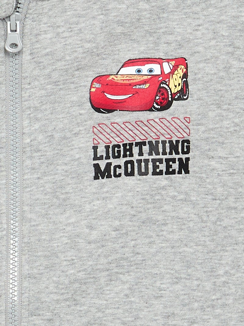 Sudadera con cremallera y capucha 'Disney' 'Cars' Gris - Kiabi