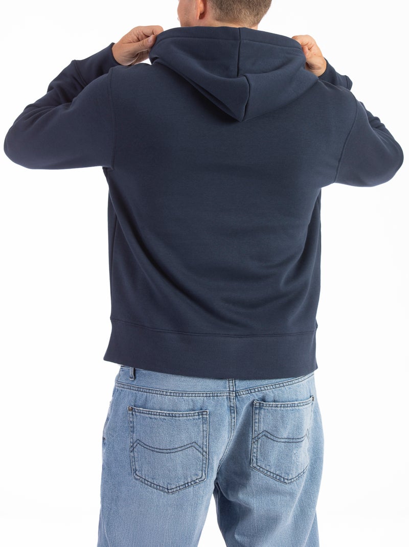 Sudadera con cremallera y capucha DJANGO 'Rica Lewis' Azul - Kiabi
