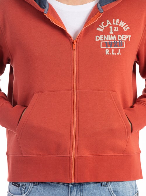 Sudadera con cremallera y capucha DJANGO 'Rica Lewis' - Kiabi