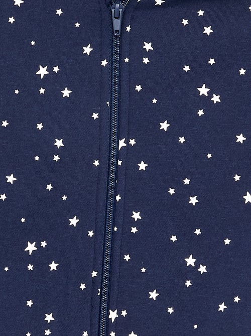 Sudadera con cremallera y capucha estampada - Kiabi