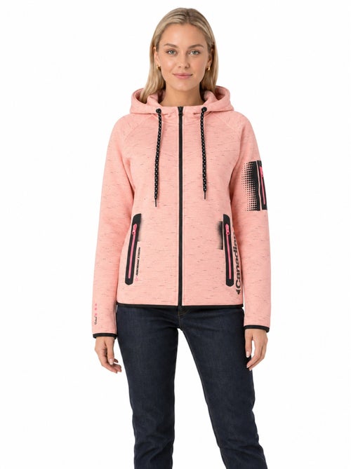 Sudadera con cremallera y capucha fanatic – canadian peak - Kiabi Sudadera con cremallera y capucha fanatic – canadian peak - Kiabi
