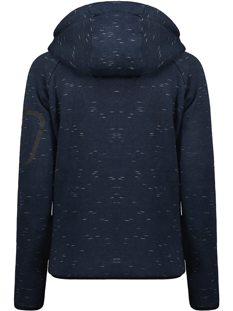 Sudadera con cremallera y capucha fanatic – canadian peak Azul marino - Kiabi