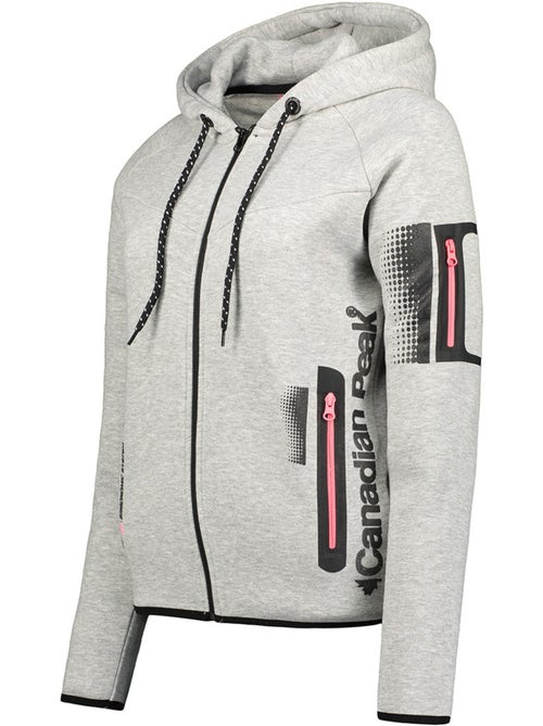 Sudadera con cremallera y capucha fanatic – canadian peak - Kiabi Sudadera con cremallera y capucha fanatic – canadian peak - Kiabi