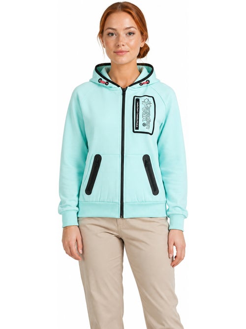 Sudadera con cremallera y capucha forrada fonaldeak – canadian peak - Kiabi Sudadera con cremallera y capucha forrada fonaldeak – canadian peak - Kiabi