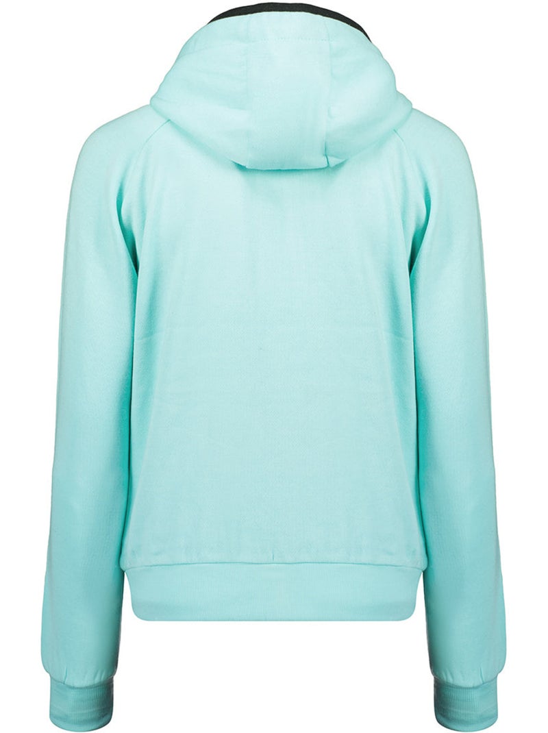 Sudadera con cremallera y capucha forrada fonaldeak – canadian peak Azul claro - Kiabi