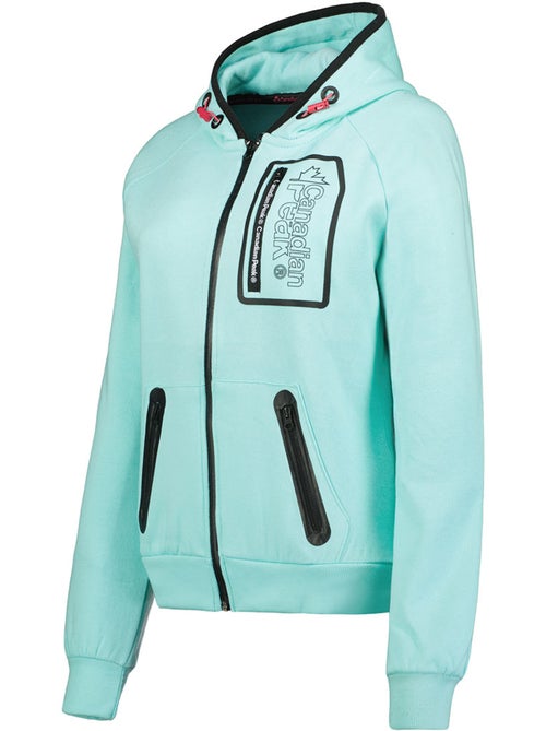 Sudadera con cremallera y capucha forrada fonaldeak – canadian peak - Kiabi Sudadera con cremallera y capucha forrada fonaldeak – canadian peak - Kiabi
