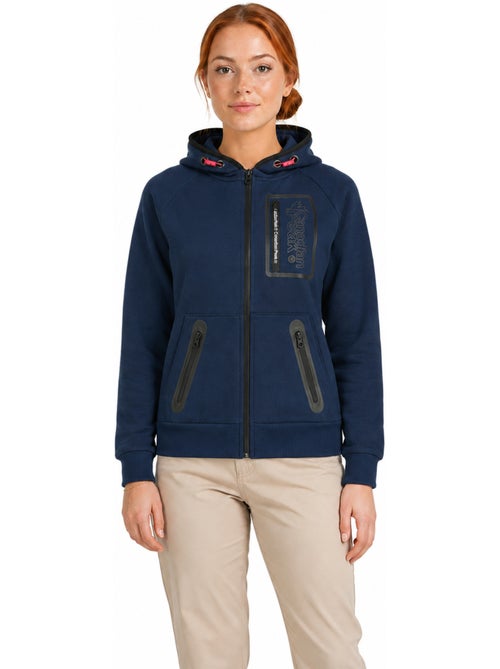 Sudadera con cremallera y capucha forrada fonaldeak – canadian peak - Kiabi Sudadera con cremallera y capucha forrada fonaldeak – canadian peak - Kiabi