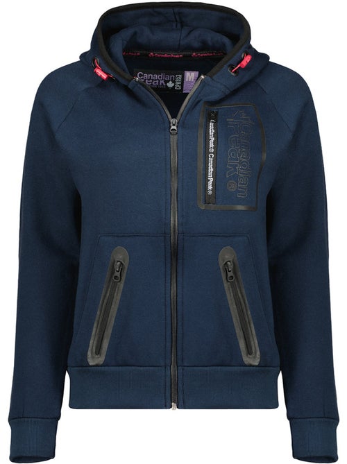 Sudadera con cremallera y capucha forrada fonaldeak – canadian peak - Kiabi Sudadera con cremallera y capucha forrada fonaldeak – canadian peak - Kiabi