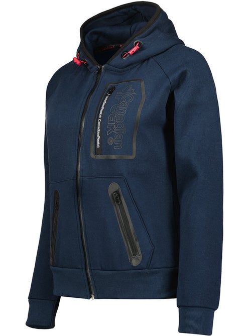 Sudadera con cremallera y capucha forrada fonaldeak – canadian peak - Kiabi Sudadera con cremallera y capucha forrada fonaldeak – canadian peak - Kiabi