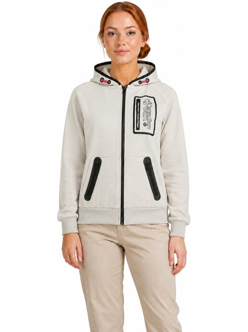 Sudadera con cremallera y capucha forrada fonaldeak – canadian peak - Kiabi Sudadera con cremallera y capucha forrada fonaldeak – canadian peak - Kiabi